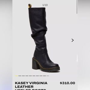 Kasey Virginia Leather Heeled Boots